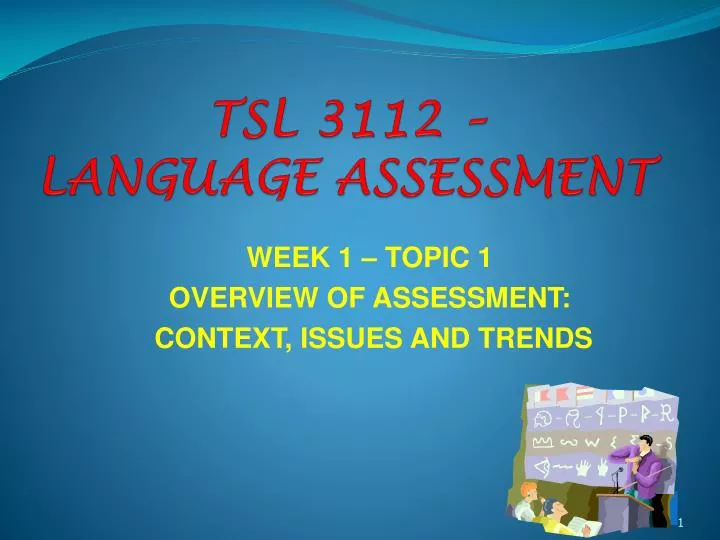 tsl 3112 language assessment