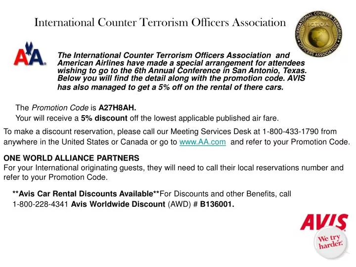 international counter terrorism officers association