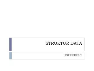 struktur data