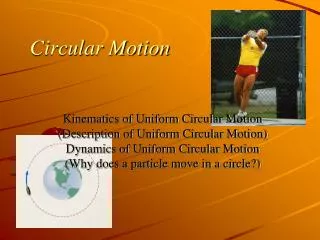 Circular Motion