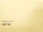 Amy Tan - slide 1