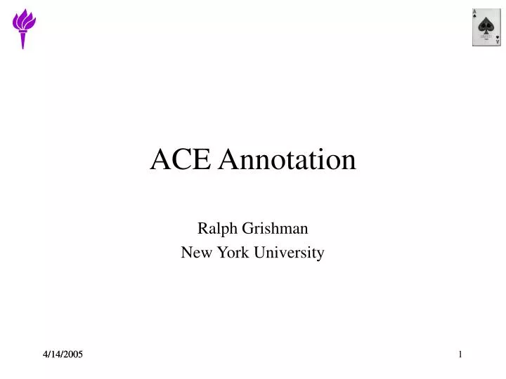 ace annotation