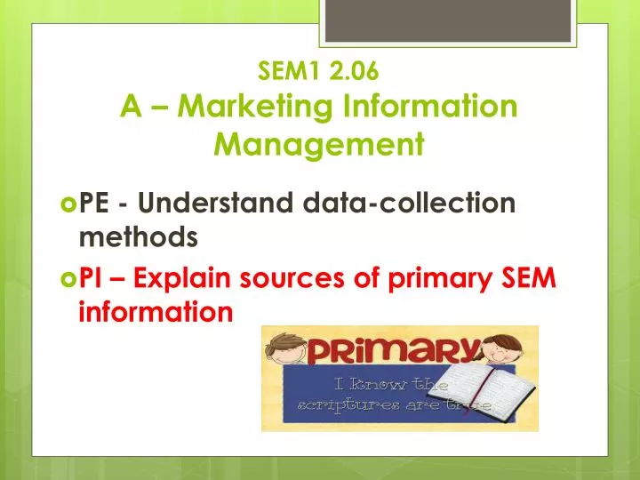 sem1 2 06 a marketing information management