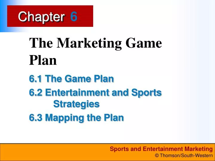 the marketing game plan