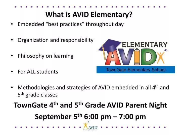 what is avid elementary