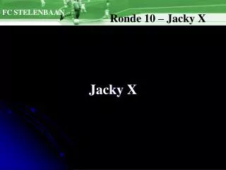 jacky x