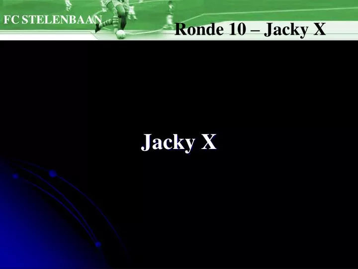 jacky x
