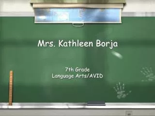 Mrs. Kathleen Borja