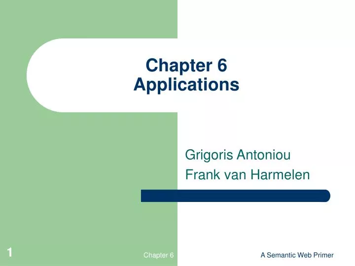 chapter 6 applications