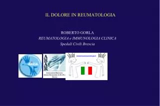 il dolore in reumatologia