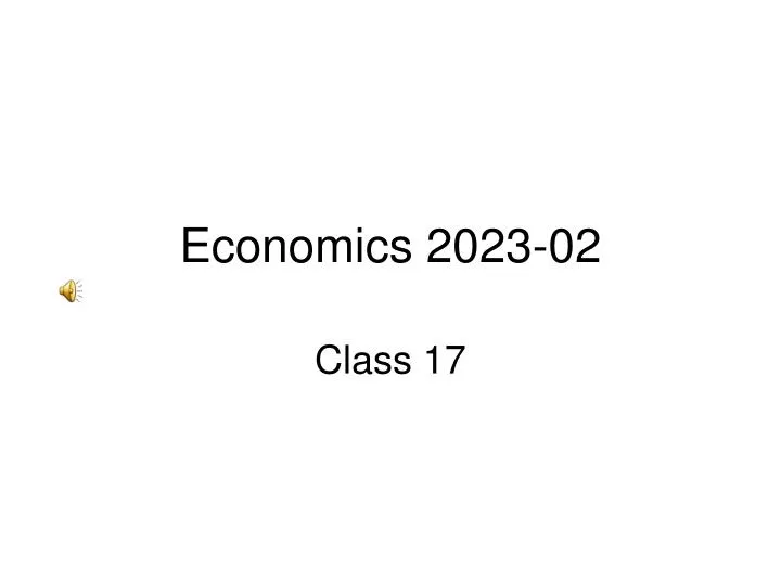 economics 2023 02