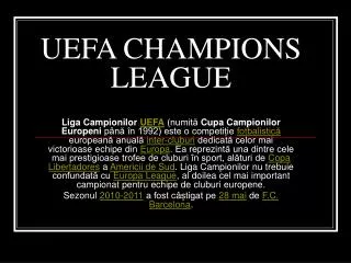 uefa champions league