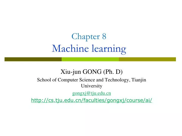 chapter 8 machine learning