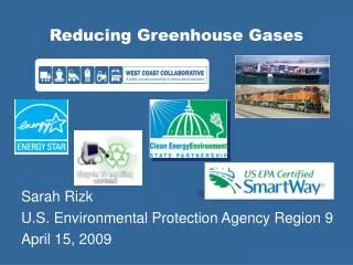 Reducing Greenhouse Gases