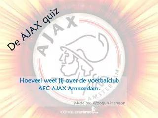 de ajax quiz
