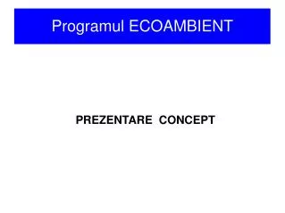 prezentare concept