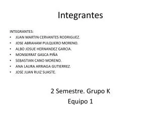 integrantes