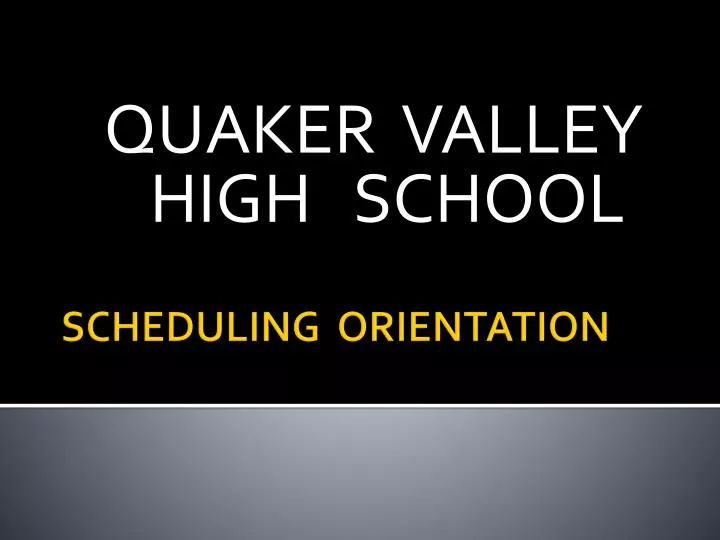 quaker valley high school