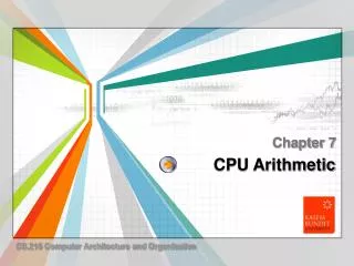 CPU Arithmetic