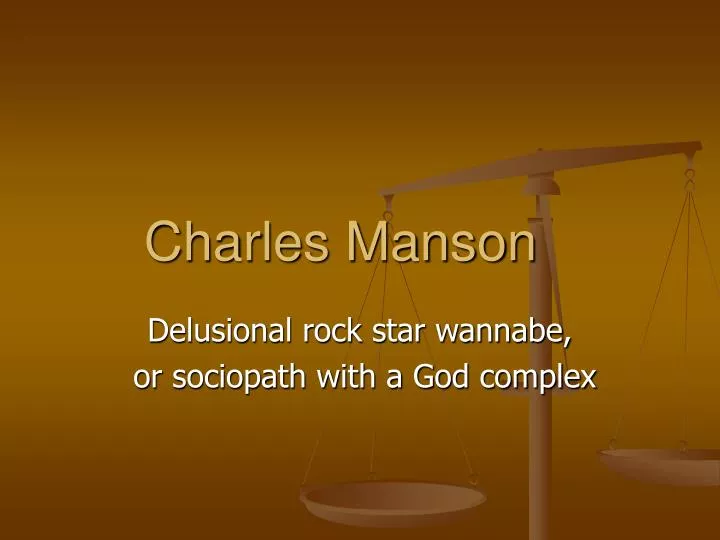 charles manson