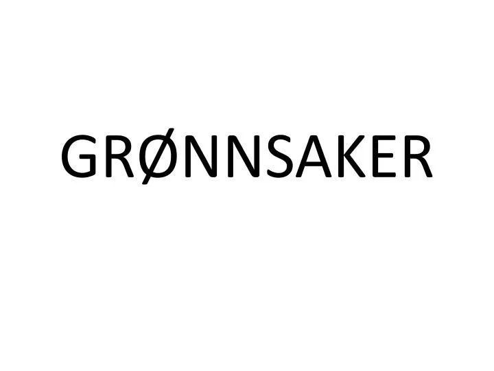 gr nnsaker