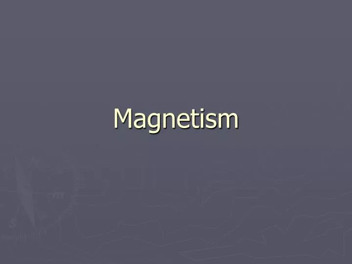 magnetism