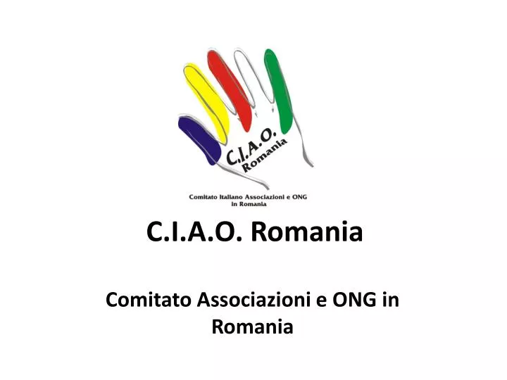 c i a o romania