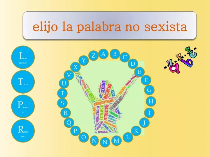 elijo la palabra no sexista