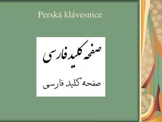 persk kl vesnice