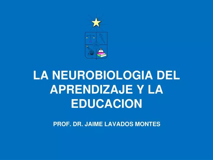 la neurobiologia del aprendizaje y la educacion