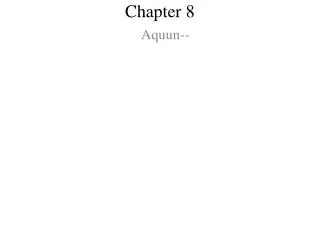 Chapter 8