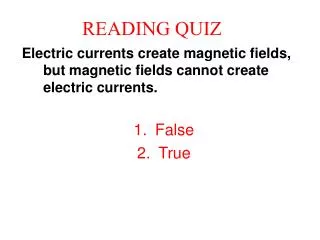 READING QUIZ