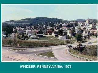 WINDBER, PENNSYLVANIA, 1976