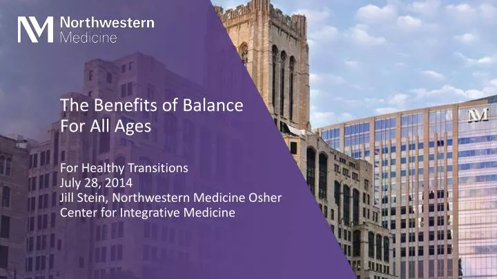 the benefits of balance for all ages