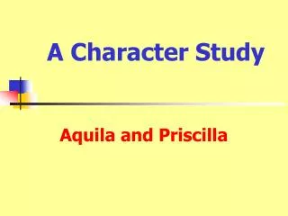 a character study