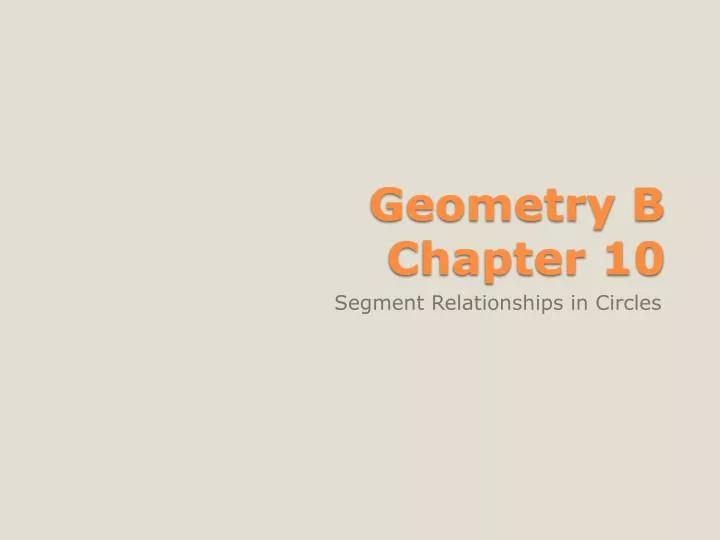geometry b chapter 10
