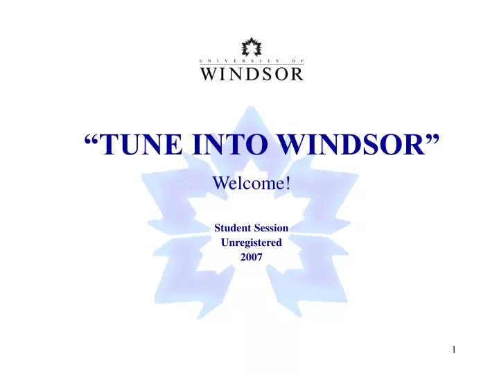 tune into windsor