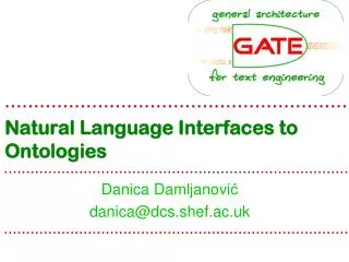 Natural Language Interfaces to Ontologies