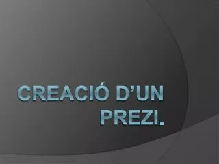creaci d un prezi