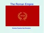 The Roman Empire - slide 1