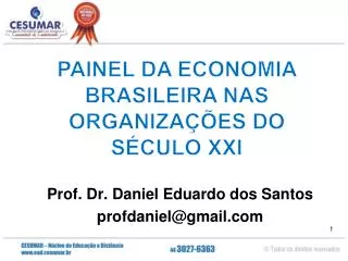 prof dr daniel eduardo dos santos profdaniel@gmail com