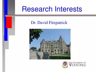 Dr. David Fitzpatrick