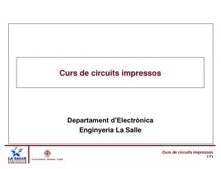 curs de circuits impressos