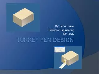 Turkey Pen Design