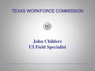 TEXAS WORKFORCE COMMISSION