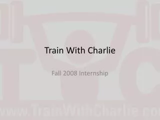Train With Charlie