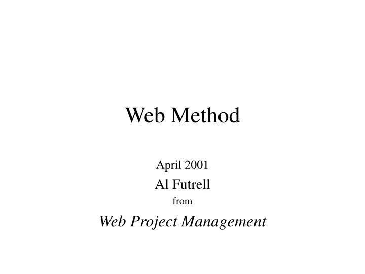 web method