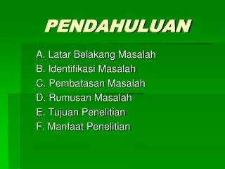 pendahuluan