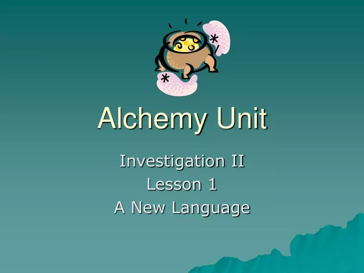 alchemy unit