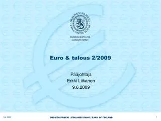 euro talous 2 2009